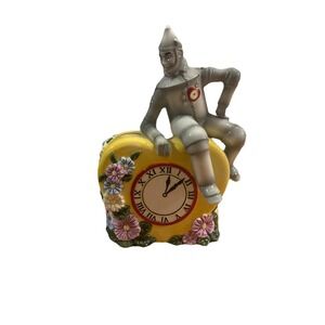 VTG Enesco 1999 The Wizard Of Oz Tin man Ceramic Floral Click